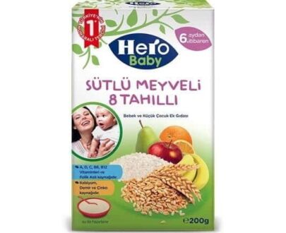 Hero Baby Mama Sütlü 8 Tahıllı Meyveli 200 gr