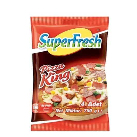 Superfresh Pizza King Ekonomik 4’lü 780 gr