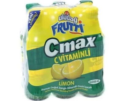 Uludağ Frutti C-Max. Limonlu Maden Suyu 6×200 ml