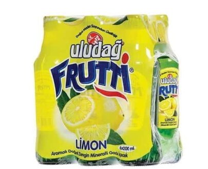 Uludağ Frutti Limon Cam Şişe 200 ml