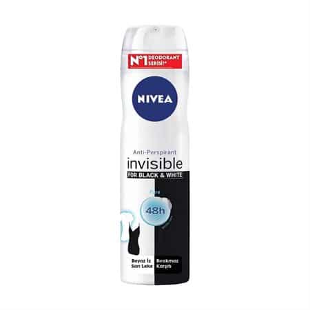nivea deodorant women inv bw pure 150 282 bd Nivea Deodorant Bayan Invisible Black&White Pure