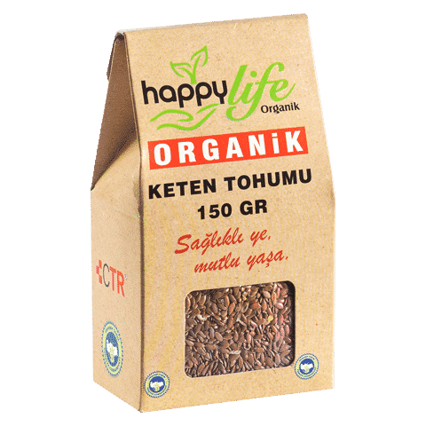 happylife organik keten tohumu 200 gr Happylife Organik Keten Tohumu 150 Gr
