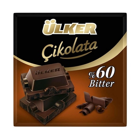 ulker 60 kakao bitter kare cikolata 60 g 998e 1 Ülker Kare Çikolata Kakao Bitter 60 gr