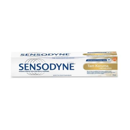 sensodyne dis macunu tam koruma beyazlat 1c2e Sensodyne Diş Macunu Tam Koruma Beyazlatıcı 75 ml